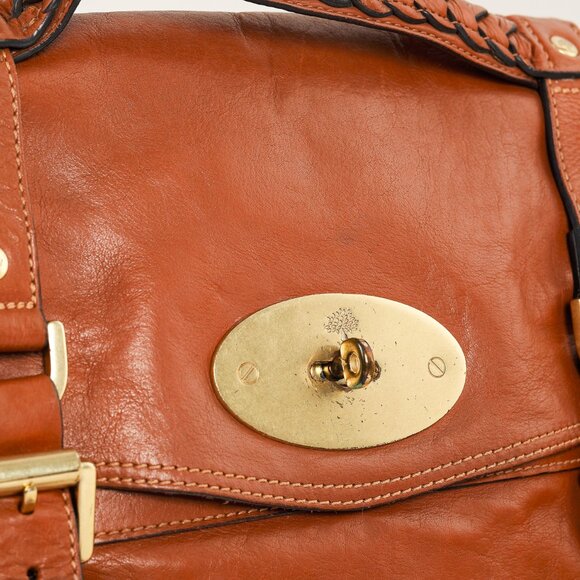 Mulberry Alexa Oak Soft Buffalo Leather Satchel - Picture 10 of 13